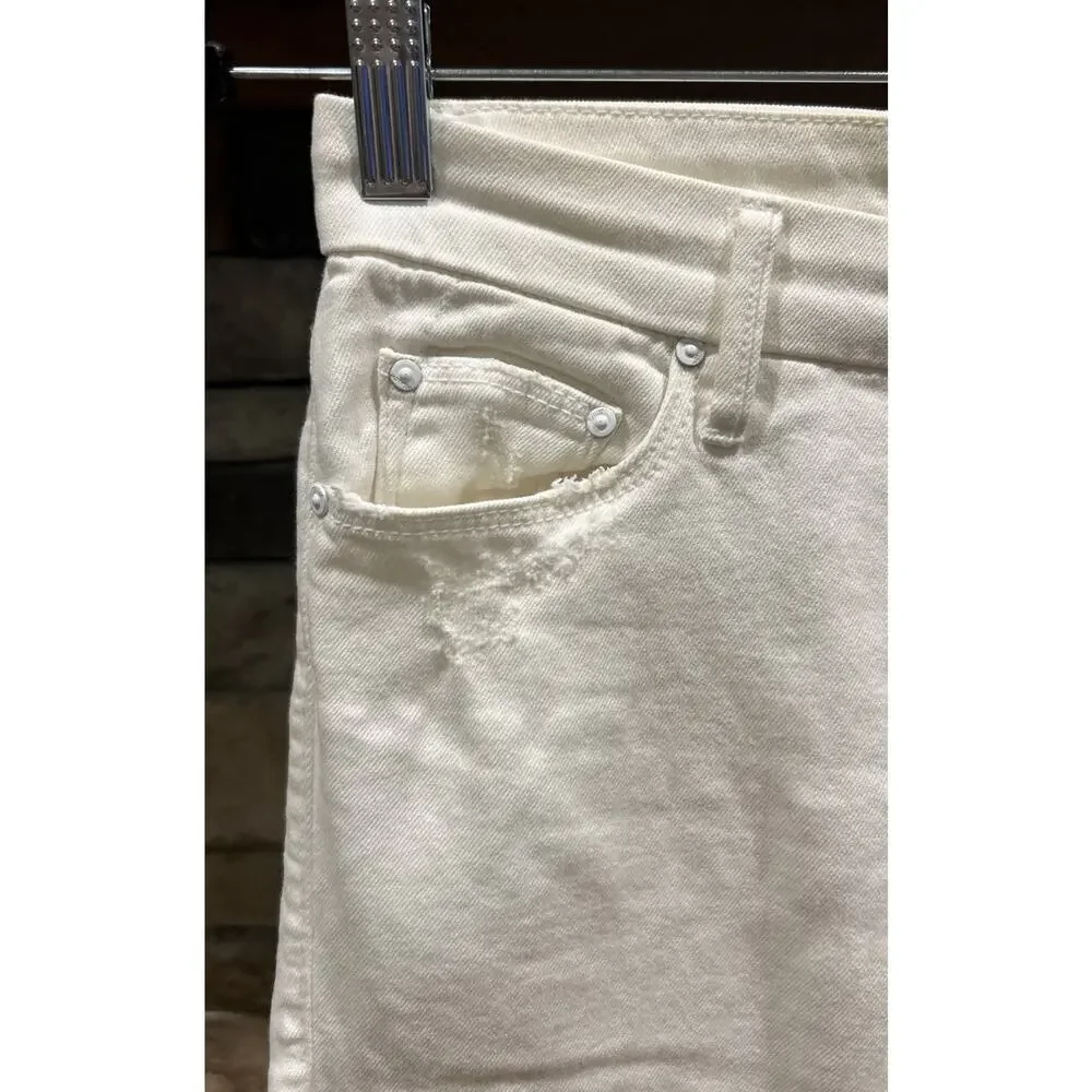 Women’s MOTHER The Looker Broken Mirror Jeans Size 24 *B1